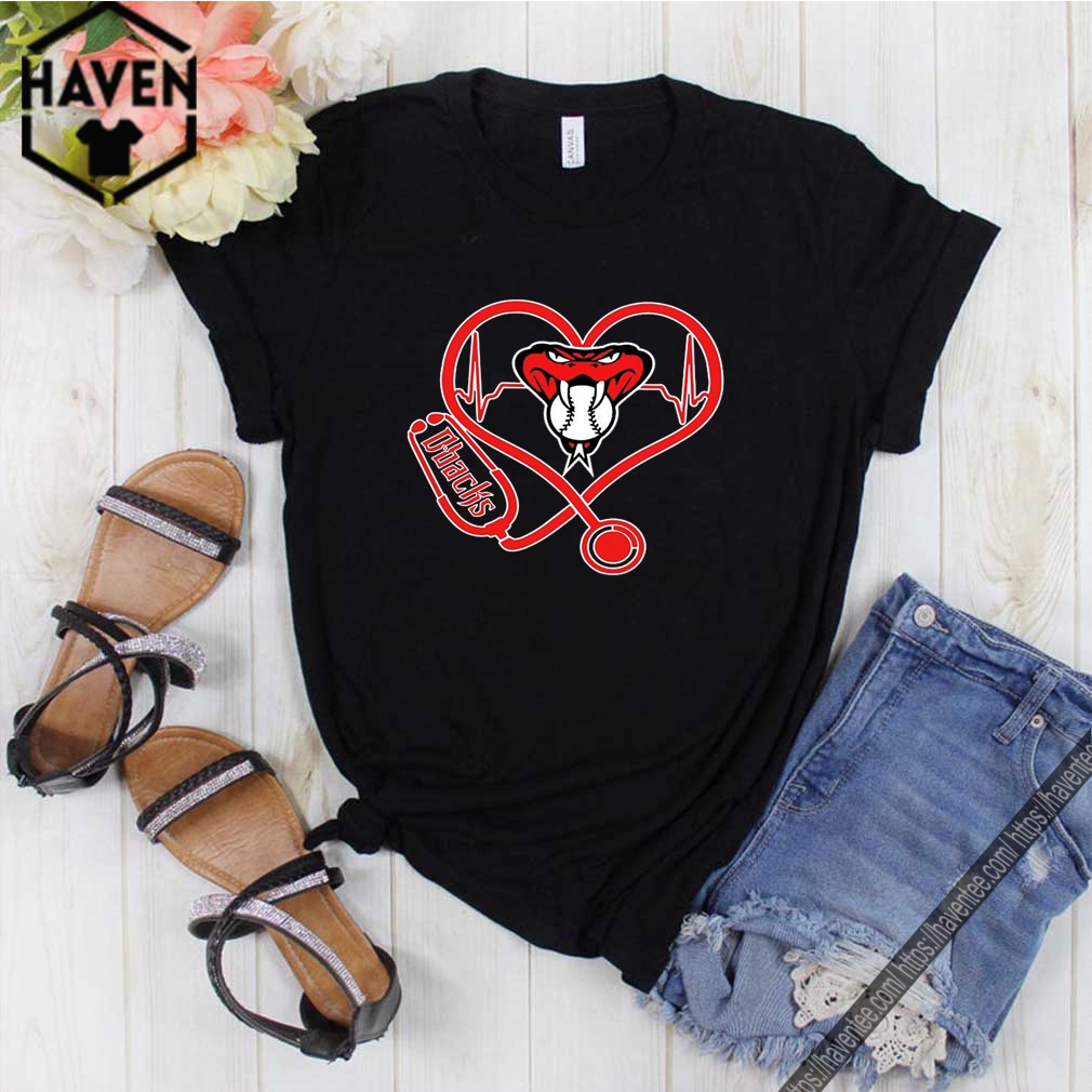 Arizona Diamondbacks Baseball Stethoscope Heartbeat Shirt 7 Arizona Diamondbacks Baseball Stethoscope Heartbeat