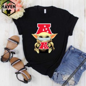 Baby Yoda Face Mask American Football Conference T-Shirt