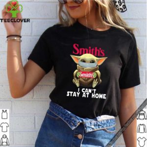 Baby Yoda Face Mask Smith’s Can’t Stay At Home T-Shirt