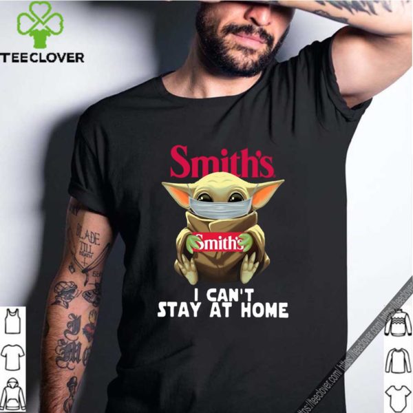 Baby Yoda Face Mask Smith’s Can’t Stay At Home T-