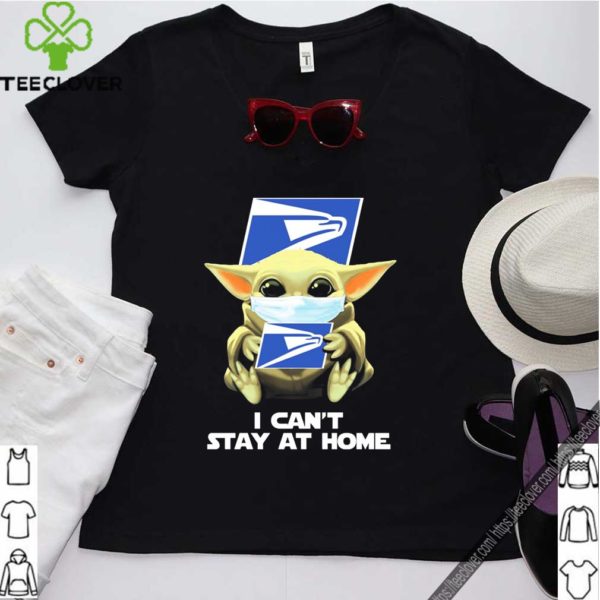 Baby Yoda face mask hug United States Postal I can’t stay at home