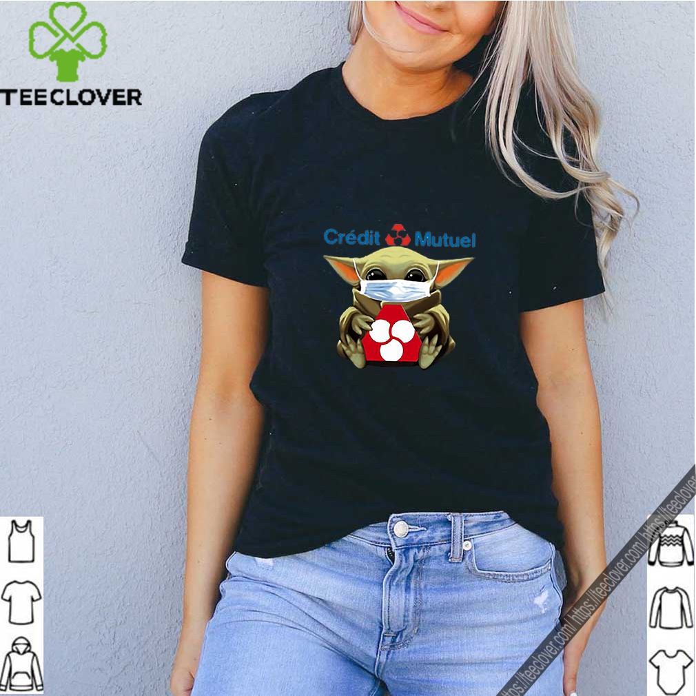 Baby Yoda mask Crédit Mutuel Covid-19 shirt 6 Baby Yoda mask Crédit Mutuel Covid-19