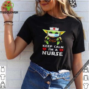 Baby Yoda mask keep calm Im a Nurse