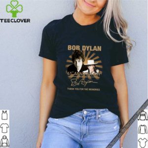 Bob Dylan 61st Anniversary Thank You For The Memories Signature shirt