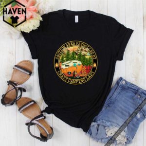 Caution Area Patrolled By Crazy Camping Lady  Shirt