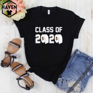 Class of 2020 Shirt Funny Graduation Toilet Paper Outta T-