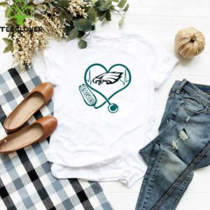 Heart Nurse Eagles Shirt