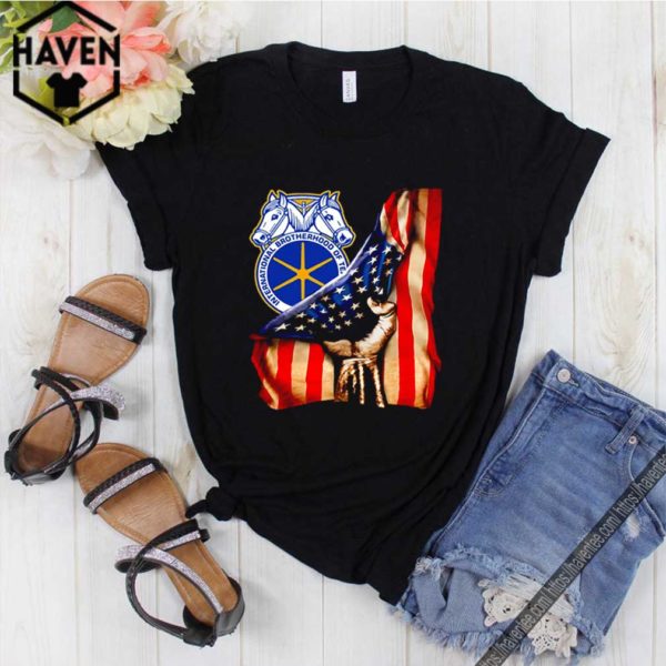 International Brotherhood of Teamsters America flag shirt
