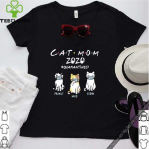 Mother’s Day Gift Personalized Cat Mom 2020 Quarantined T Shirt 4