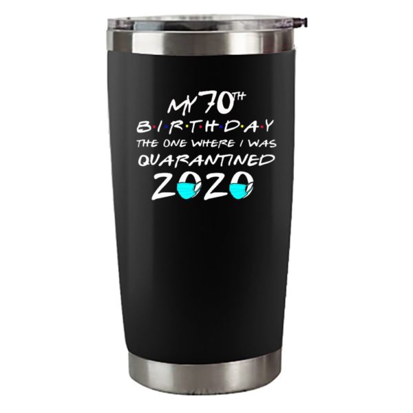 My 70th Birthday Shirt – The One Where I Was Quarantined 2020 Mask Face T-