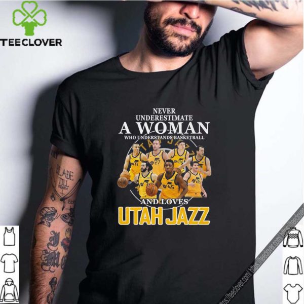 Never underestimate a woman who understands baseball and loves Utah Jazz shirt