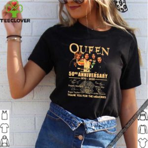 Queen 50nd anniversary 1970-2020 thank you for the memories shirt