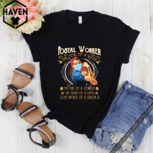 Strong postal worker the soul of a witch the fire of a lioness shirt