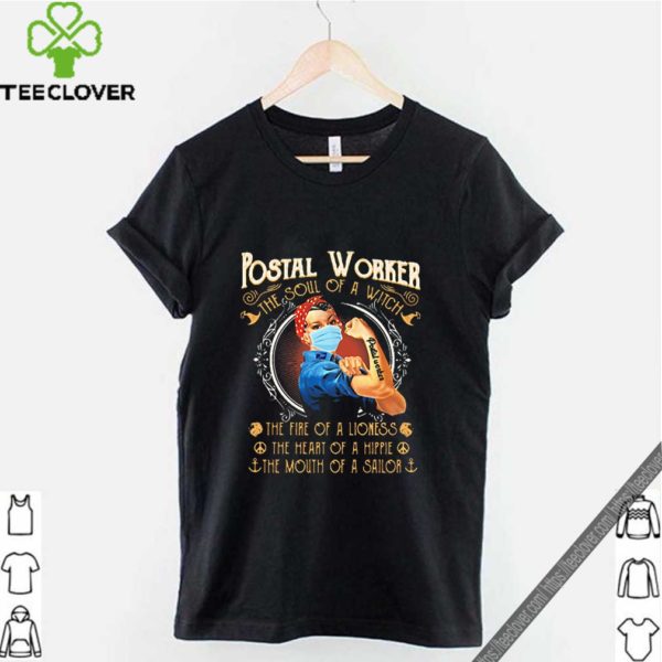 Strong postal worker the soul of a witch the fire of a lioness shirt