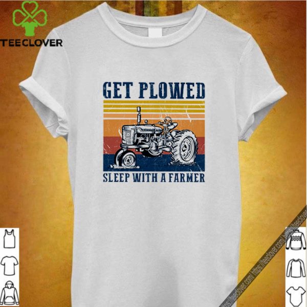 Tractor get plowed sleep with a farmer vintage shirt