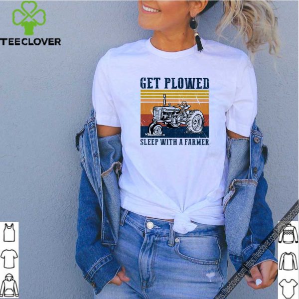 Tractor get plowed sleep with a farmer vintage shirt