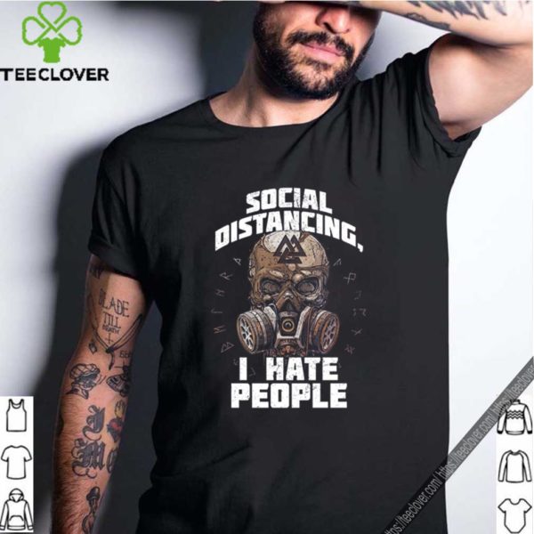 Viking skull social distancing I hate people Coronavirus