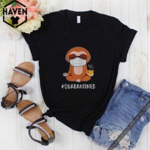 Yoga Sloth Mask Quarantined Coronavirus shirt