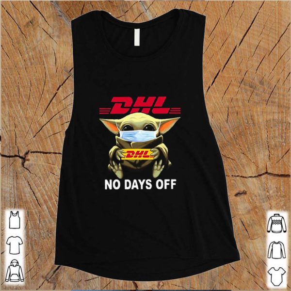 Baby Yoda mask DHL no days off Coronavirus shirts
