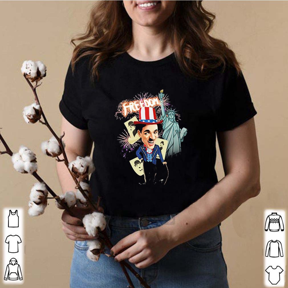 Charlie Chaplin freedom Flag day american shirt 8 Charlie Chaplin freedom Flag day american
