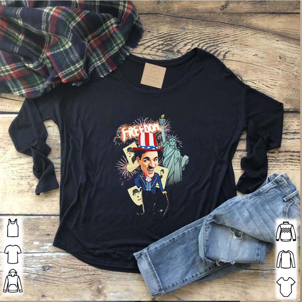 Charlie Chaplin freedom Flag day american shirt 7 Charlie Chaplin freedom Flag day american