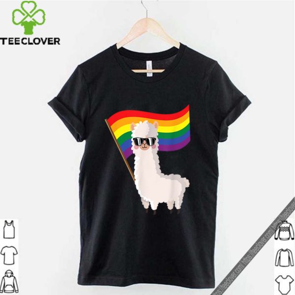 Cool Llama Rainbow Flag Lgbtqia Gay Pride Rainbow