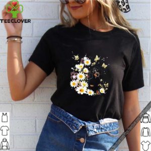 Dachshund dog butterfly and flowers shirt