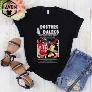 Doctors Daleks Sci-fi Role playing game players handbook t-shirt