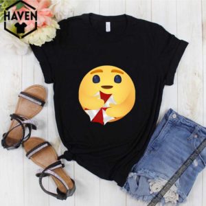 Facebook Care emoji hug Umbrella Corporation logo shirt