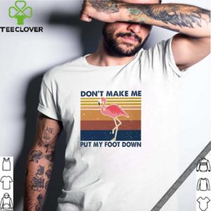 Flamingo don’t make me put my foot down vintage shirt