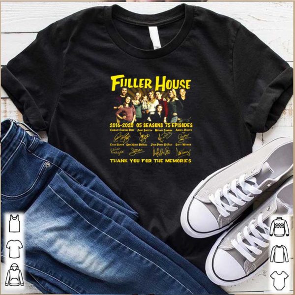 Fuller House 2016 2020 5 seasons 75 episodes signatures hoodie, sweater, longsleeve, shirt v-neck, t-shirt