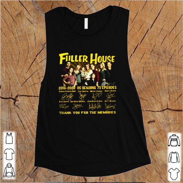 Fuller House 2016 2020 5 seasons 75 episodes signatures hoodie, sweater, longsleeve, shirt v-neck, t-shirt