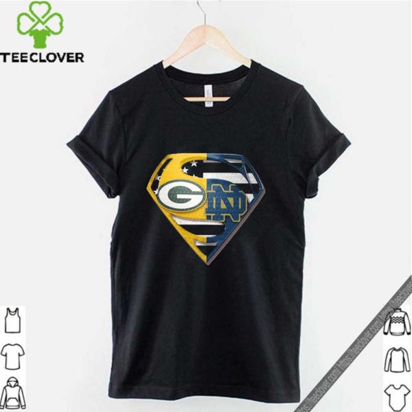 Green Bay Packers And Notre Dame Fighting Superman