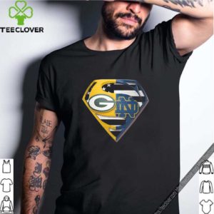 Green Bay Packers And Notre Dame Fighting Superman