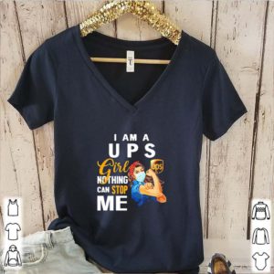 I Am A Ups Girl Nothing Can Stop Me Coronavirus shirt