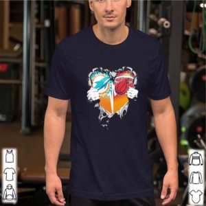 Inside Me Miami Dolphins And Miami Heat Logo shirt