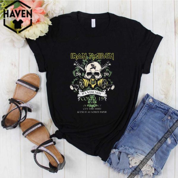 Iron Maiden skull 2020 Pandemic Covid-19 In Case Of Emergency