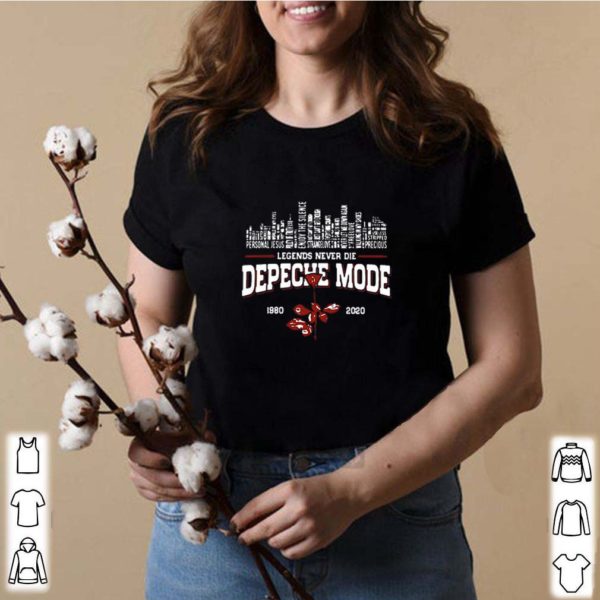 Legends Never Die Depeche Mode 1980 2020 city songs shirts