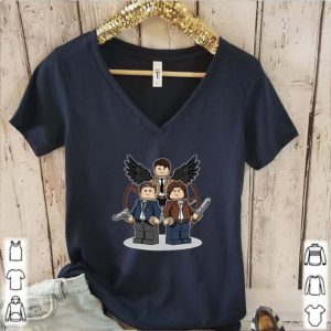 Lego Supernatural Sam Dean and Castiel shirt