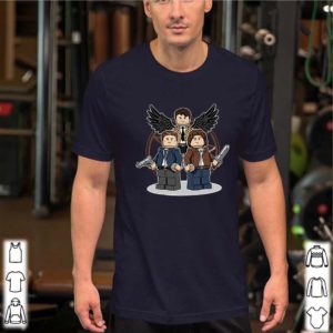 Lego Supernatural Sam Dean and Castiel shirt