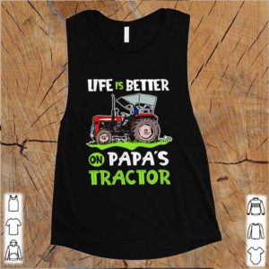 Life is better on Papa’s tractor