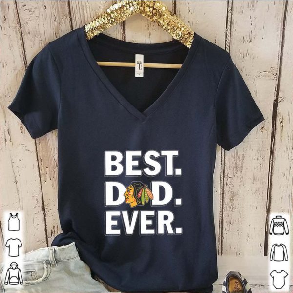 Logo Chicago Blackhawks Best Dad Ever Father’s Day shirt