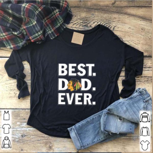 Logo Chicago Blackhawks Best Dad Ever Father’s Day shirt