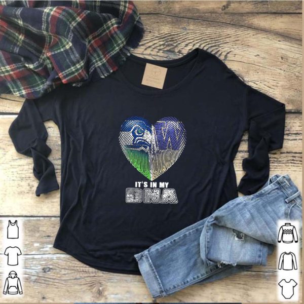 Love Seattle Seahawks And Winnipeg Blue Bombers It’s In My DNA shirt