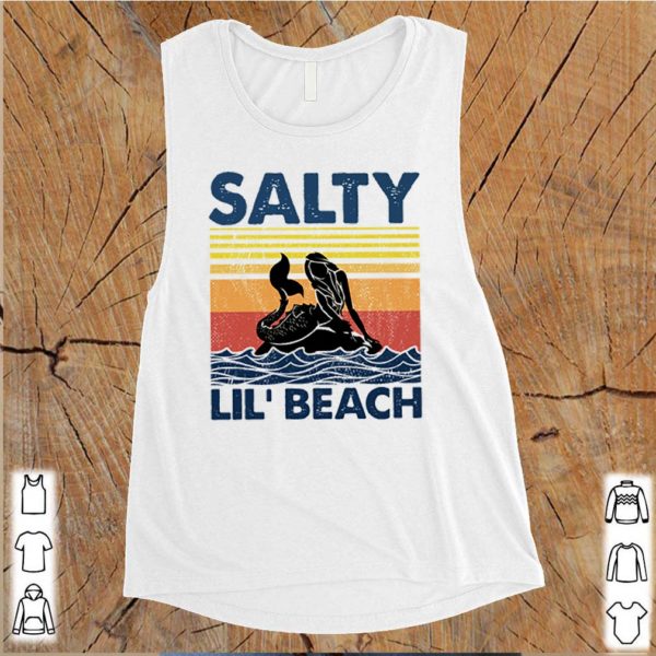 Mermaid salty lil’ beach retro vintage shirts