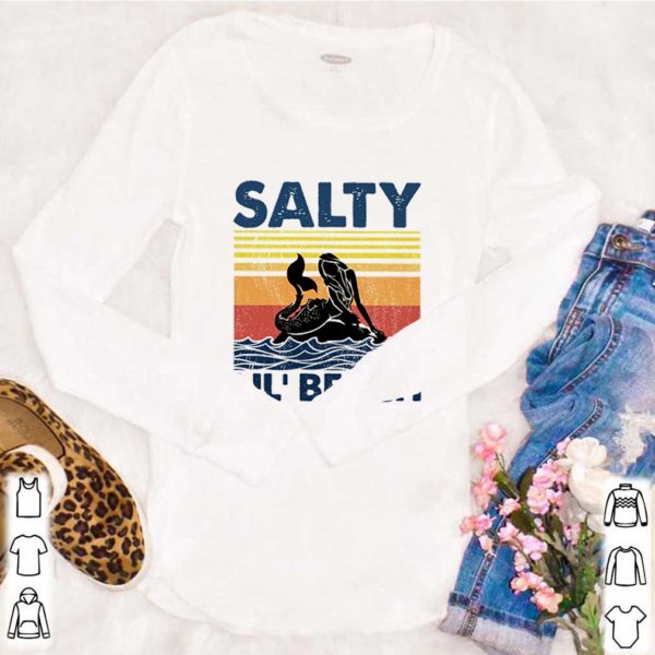 Mermaid salty lil’ beach retro vintage shirts