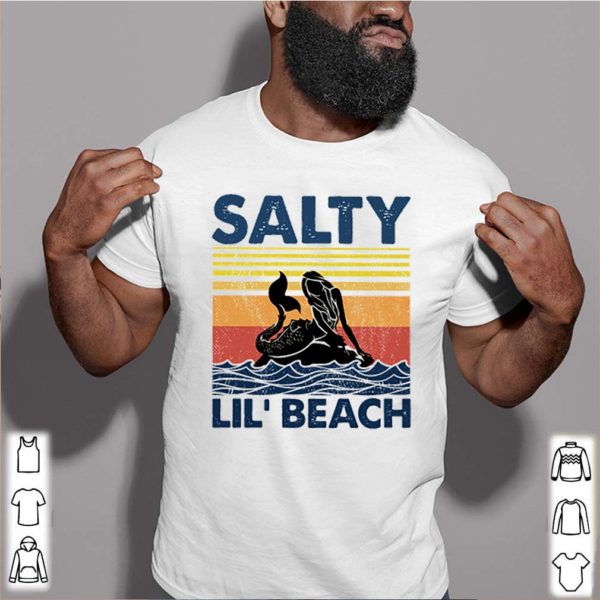 Mermaid salty lil’ beach retro vintage shirts
