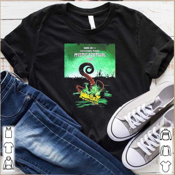 Official Gdansk June 2 4 Mystic Festival 2021 Judas Priest Hoodie Shirt
