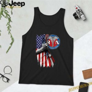 Registered Nurse Stethoscope American flag