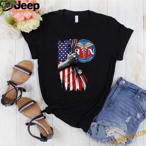 Registered Nurse Stethoscope American flag hoodie, sweater, longsleeve, shirt v-neck, t-shirt